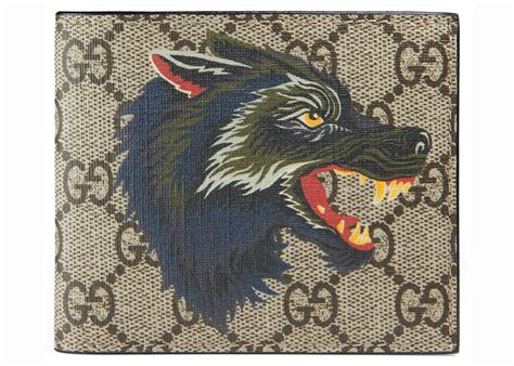 gucci gg supreme wolf